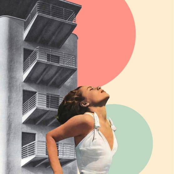 El collage anacrónico, femenino y arquitectónico de Lara Lars